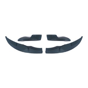 BMW E90 M3 Front Lip - Omac - Gloss Black - '05-'12